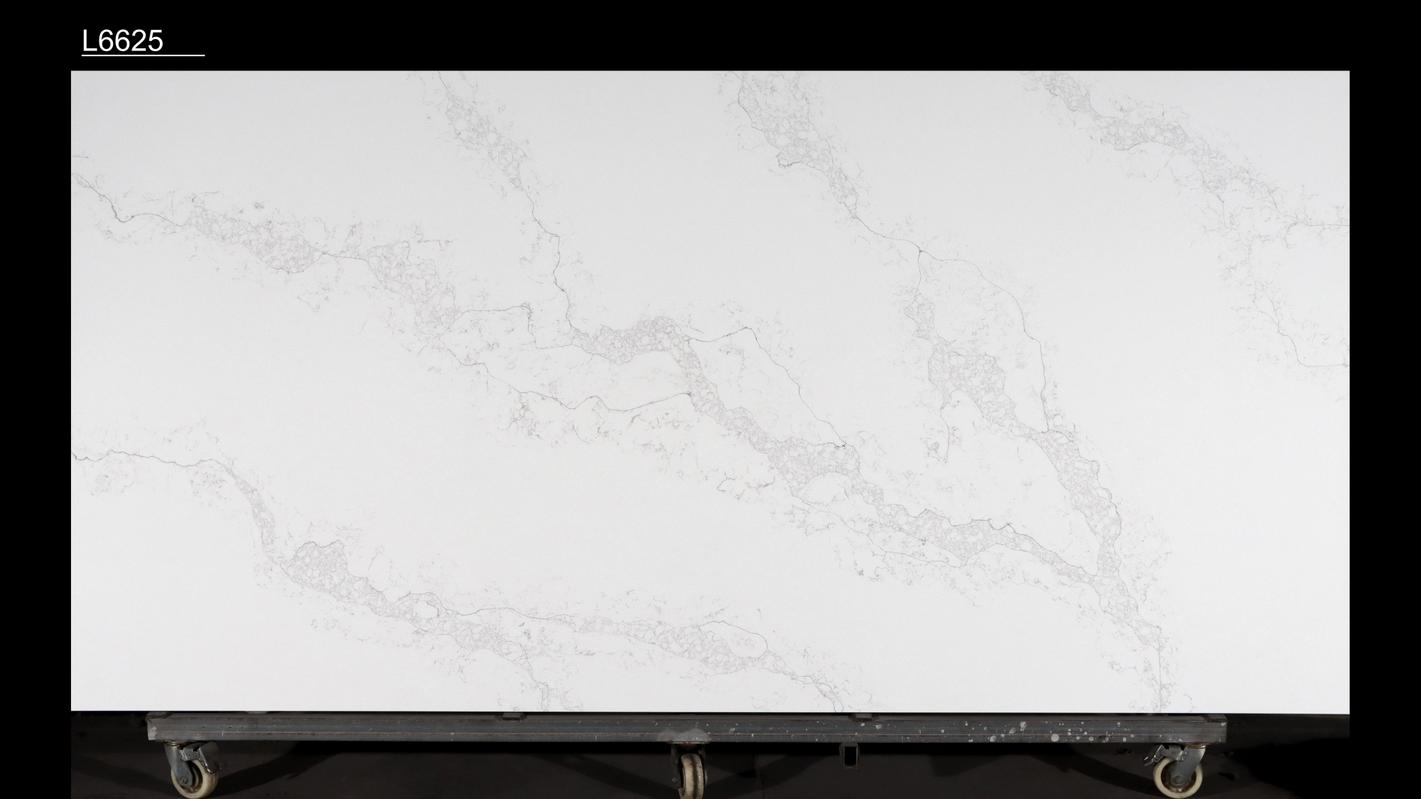 Calacatta Quartz Slab GSQ 6625 for Kitchen Countertops & Vanity Tops
