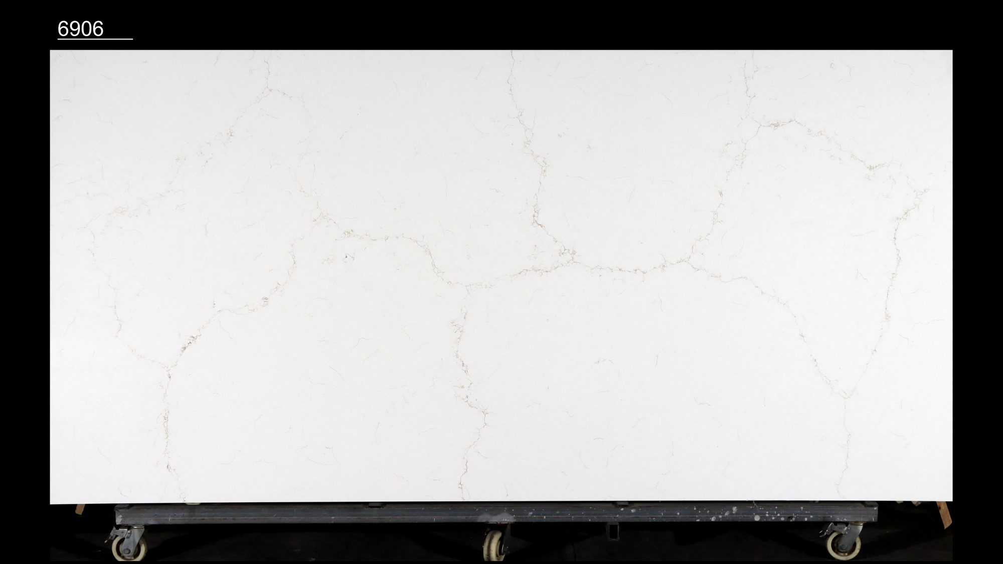 Calacatta Quartz Slab GSQ 6906 for Kitchen Countertops & Vanity Tops
