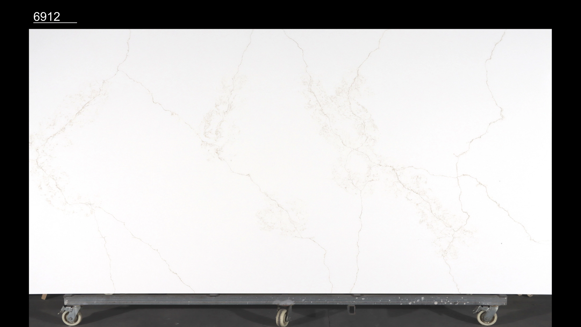 Calacatta Quartz Slab GSQ 6912 for Kitchen Countertops & Vanity Tops