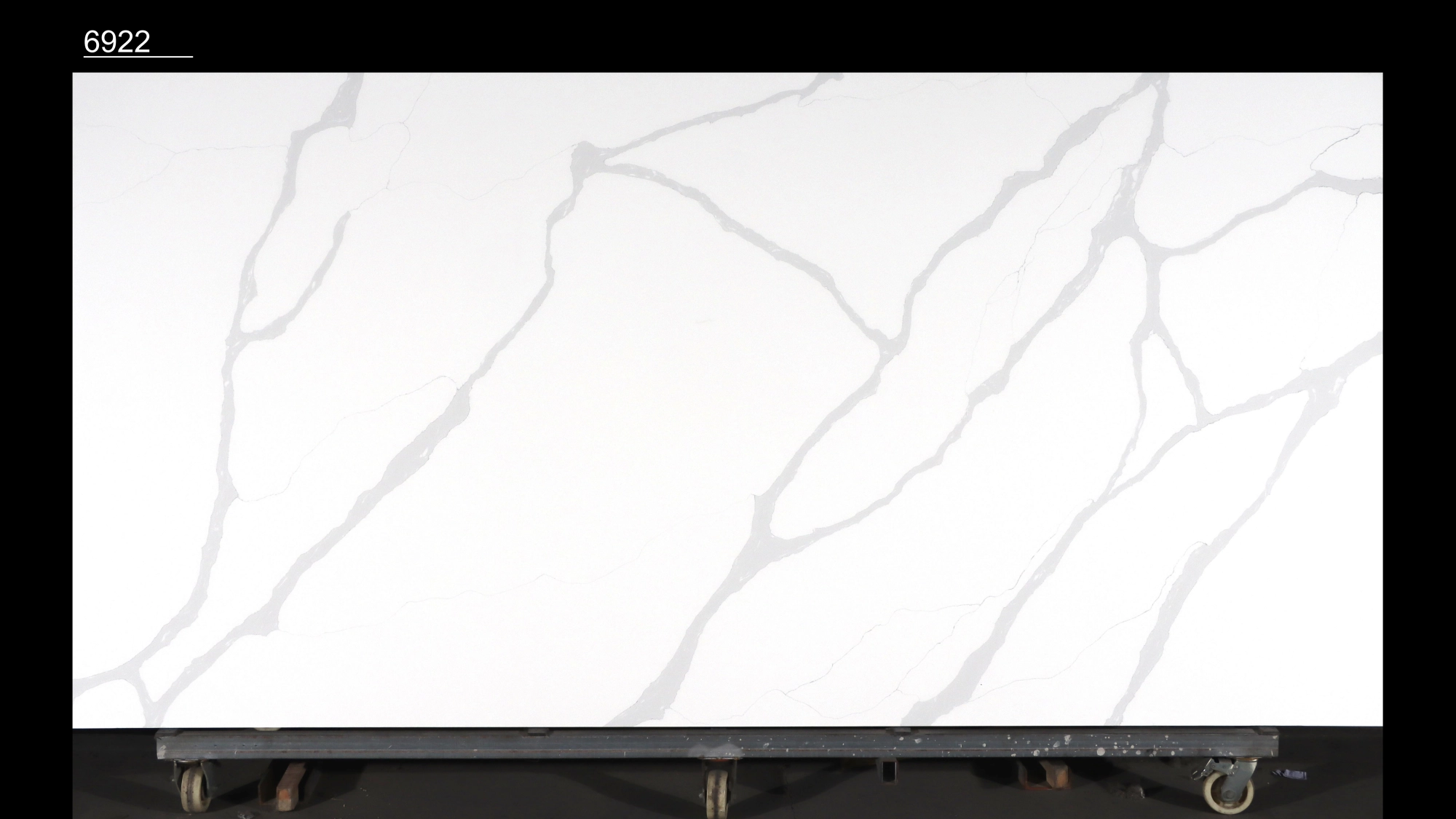 Calacatta Quartz Slab GSQ 6922 for Kitchen Countertops & Vanity Tops