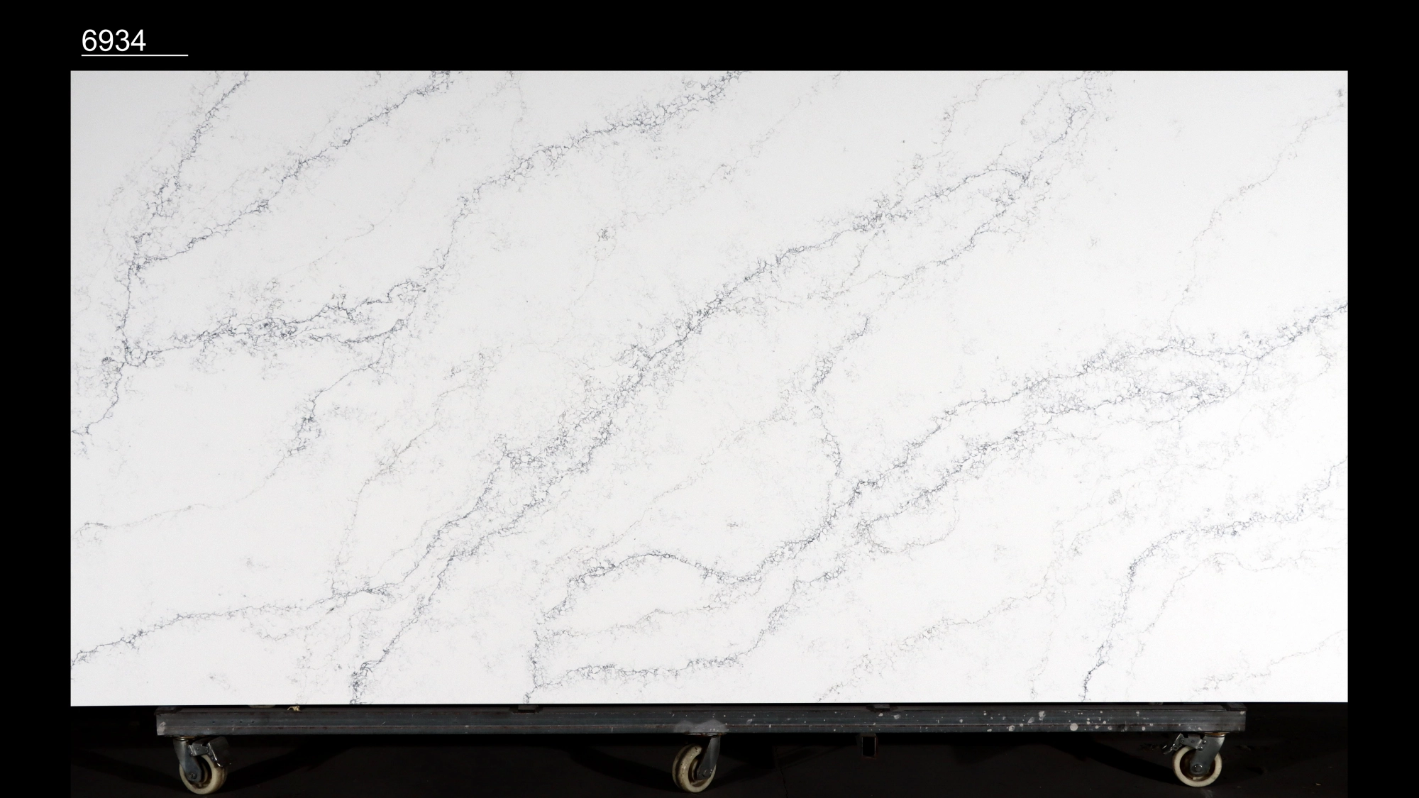 Calacatta Quartz Slab GSQ 6934 for Kitchen Countertops & Vanity Tops
