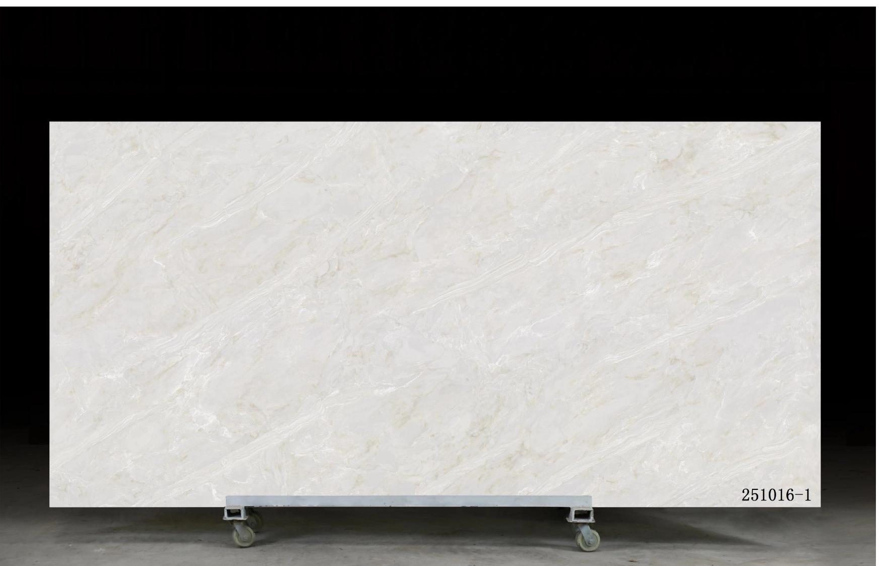 Calacatta Quartz Slab GSX 251016-1 for Kitchen Countertops & Vanity Tops