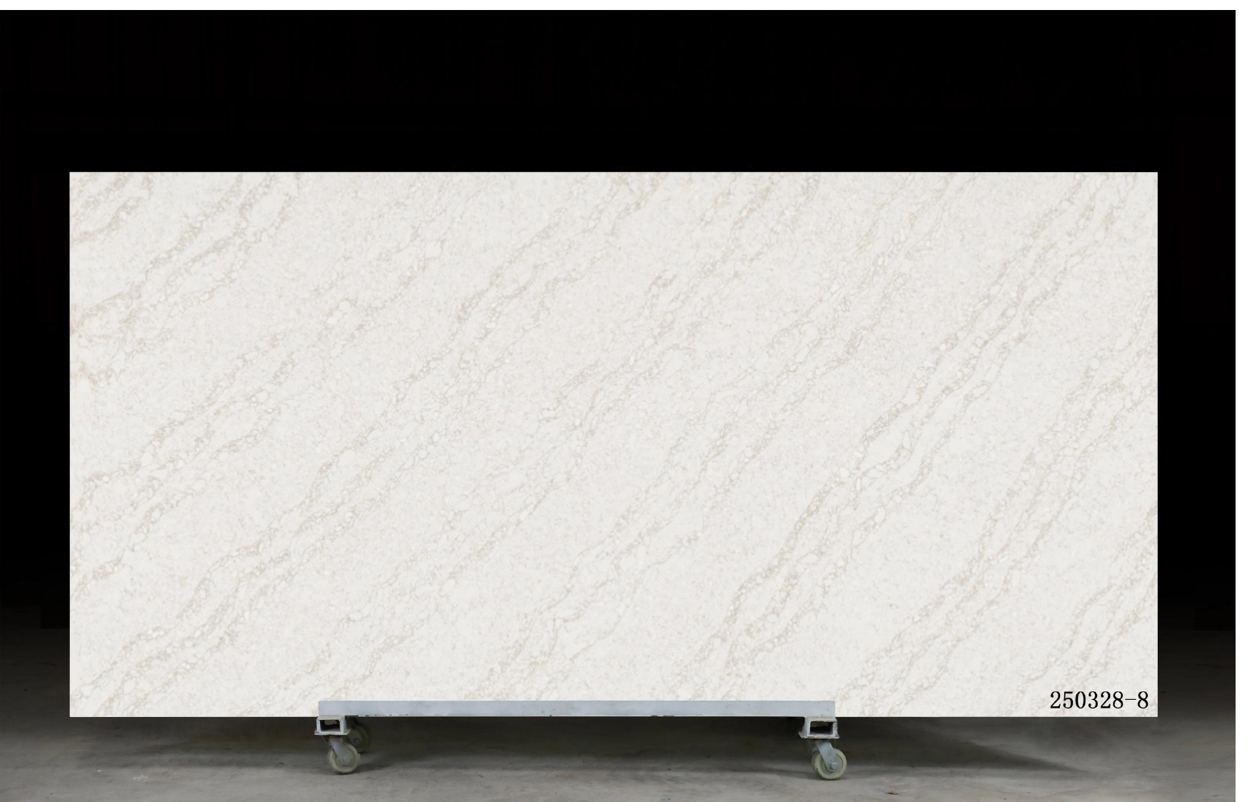 Calacatta Quartz Slab GSX 250328-8 for Kitchen Countertops & Vanity Tops