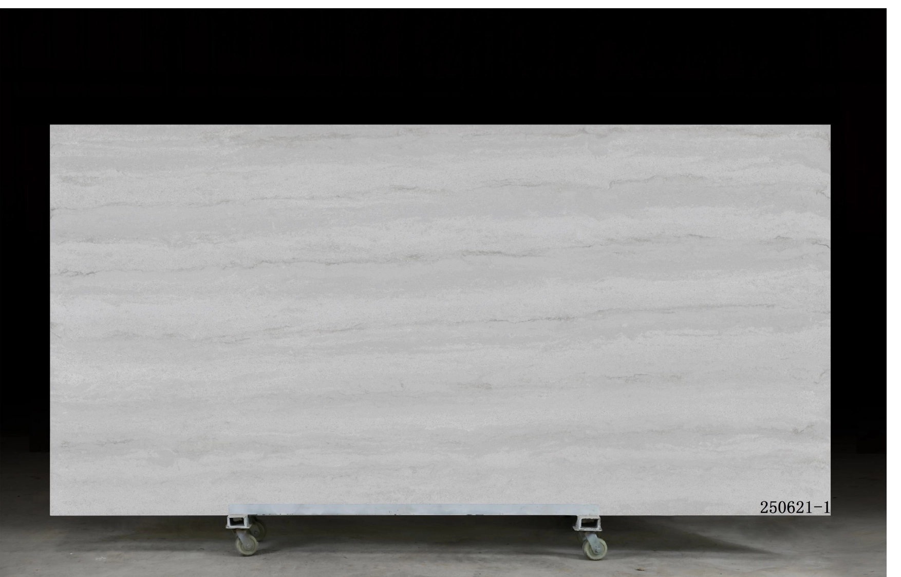 Calacatta Quartz Slab GSX 250621-1 for Kitchen Countertops & Vanity Tops