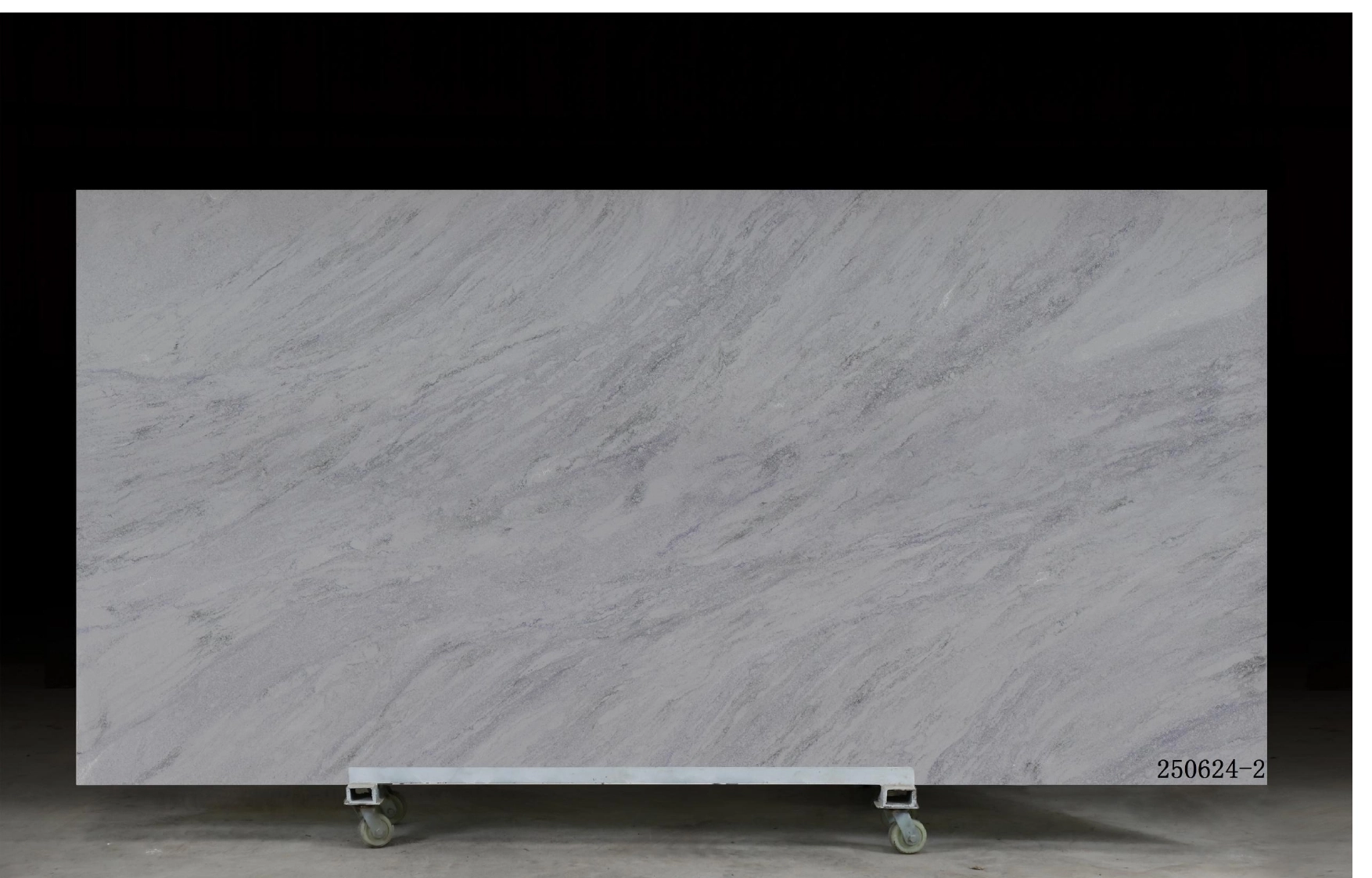 Calacatta Quartz Slab GSX 250624-2 for Kitchen Countertops & Vanity Tops