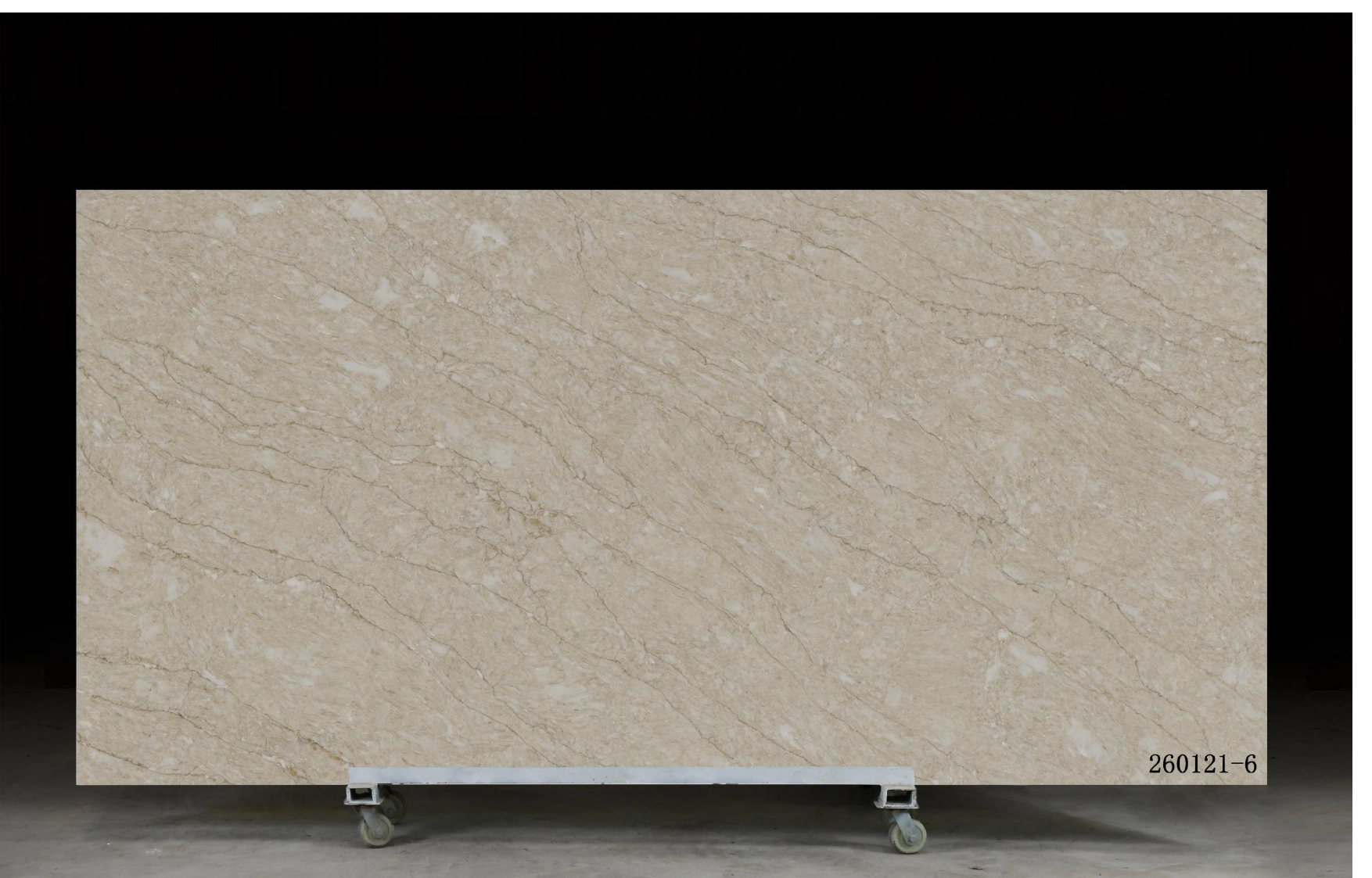 Calacatta Quartz Slab GSX 260121-6 for Kitchen Countertops & Vanity Tops