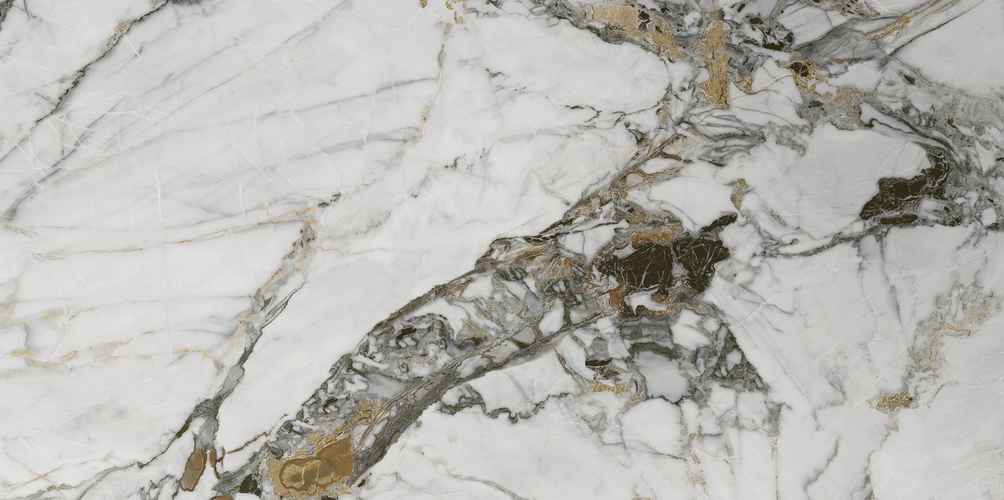 Sintered Stone HQA227 Gold Dewdrop For Interior & Exterior