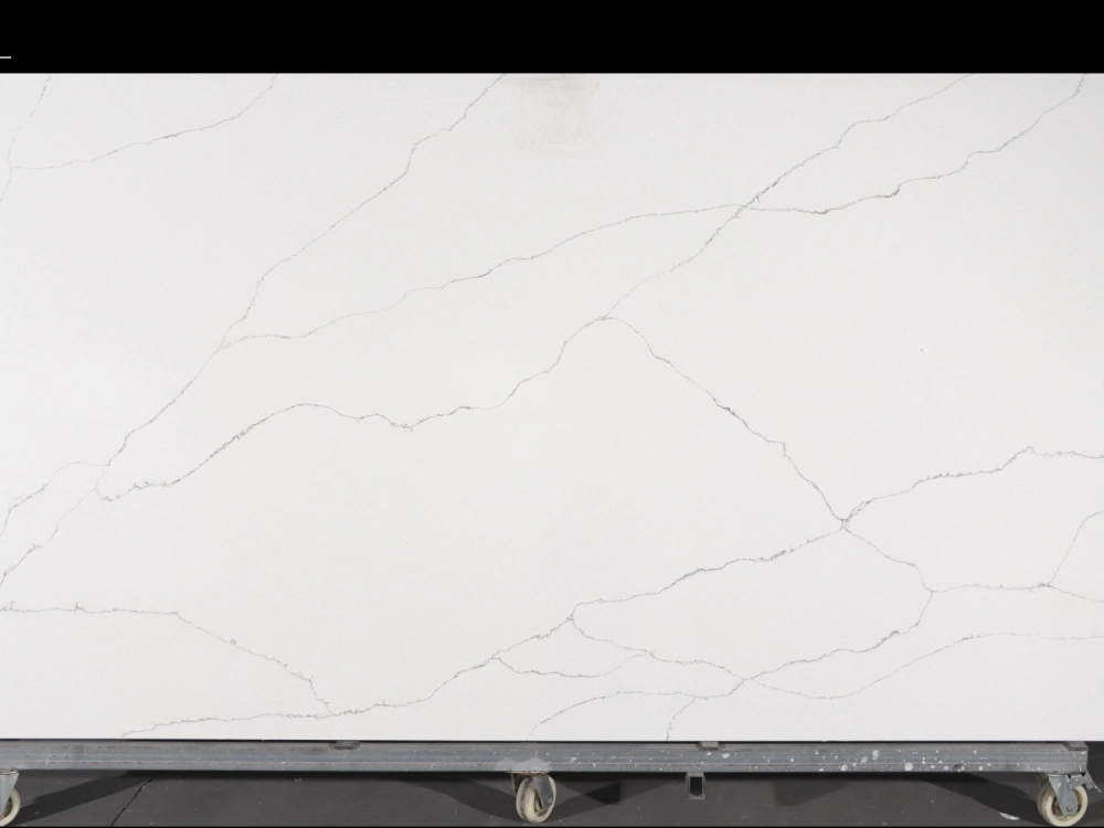 Calacatta Quartz Slab GSQ 6646 for Kitchen Countertops & Vanity Tops