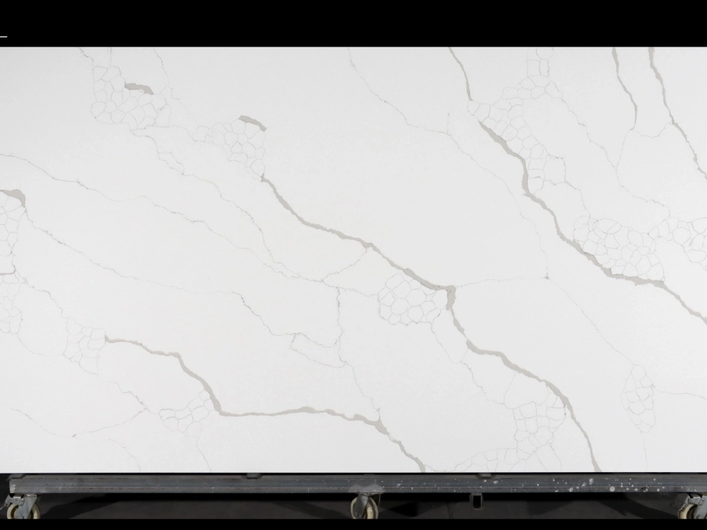 Calacatta Quartz Slab GSQ 6693 for Kitchen Countertops & Vanity Tops
