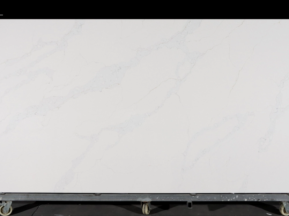 Calacatta Quartz Slab GSQ 6722 for Kitchen Countertops & Vanity Tops