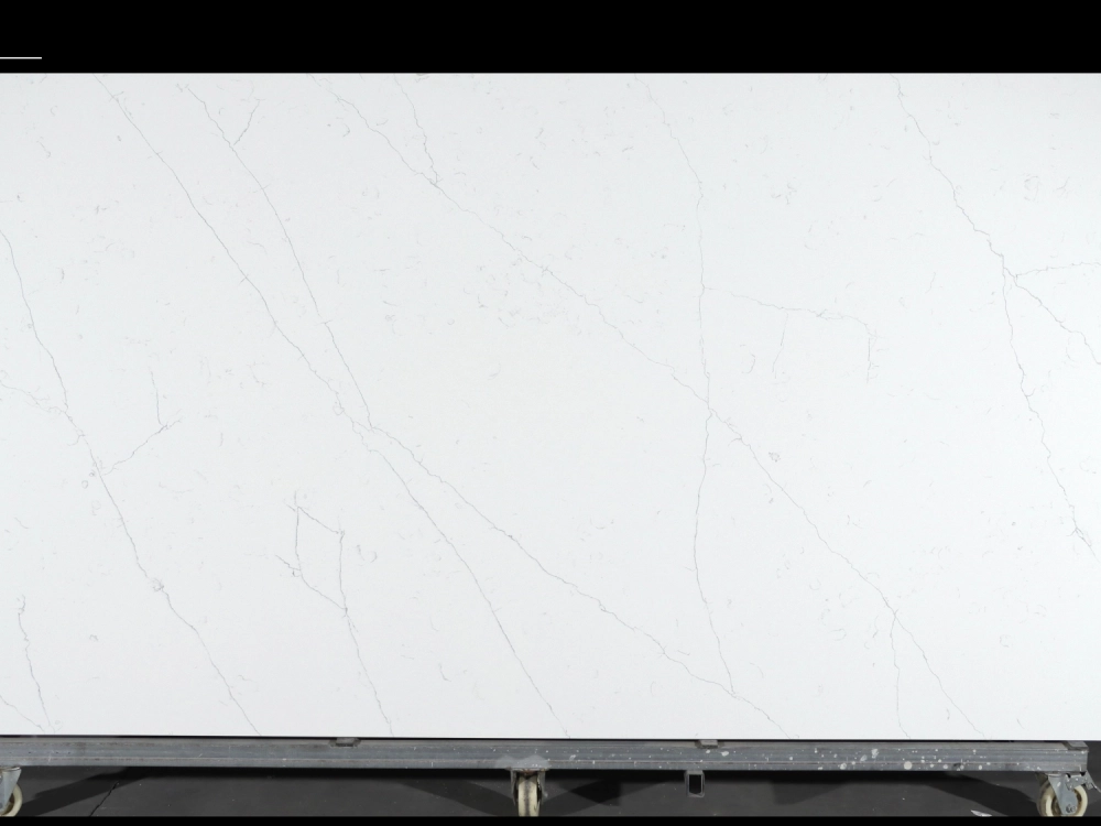 Calacatta Quartz Slab GSQ 6736 Grey for Kitchen Countertops & Vanity Tops