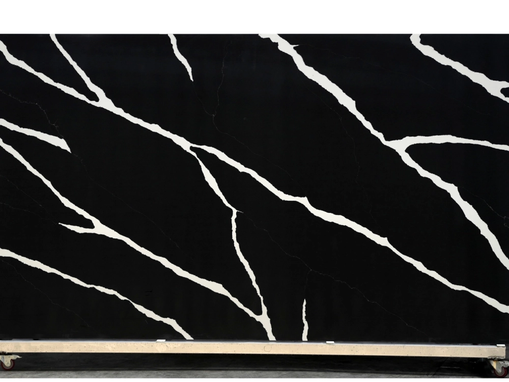 Calacatta Quartz Slab GSQ 6656 for Kitchen Countertops & Vanity Tops