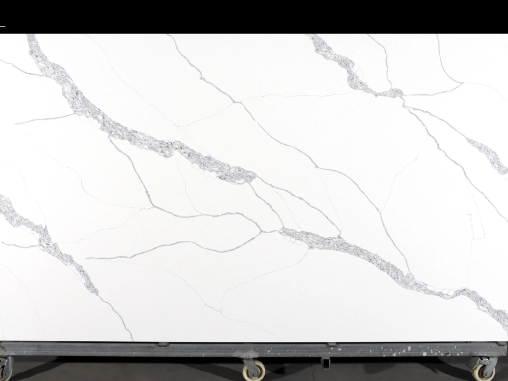Calacatta Quartz Slab GSQ 6831 for Kitchen Countertops & Vanity Tops