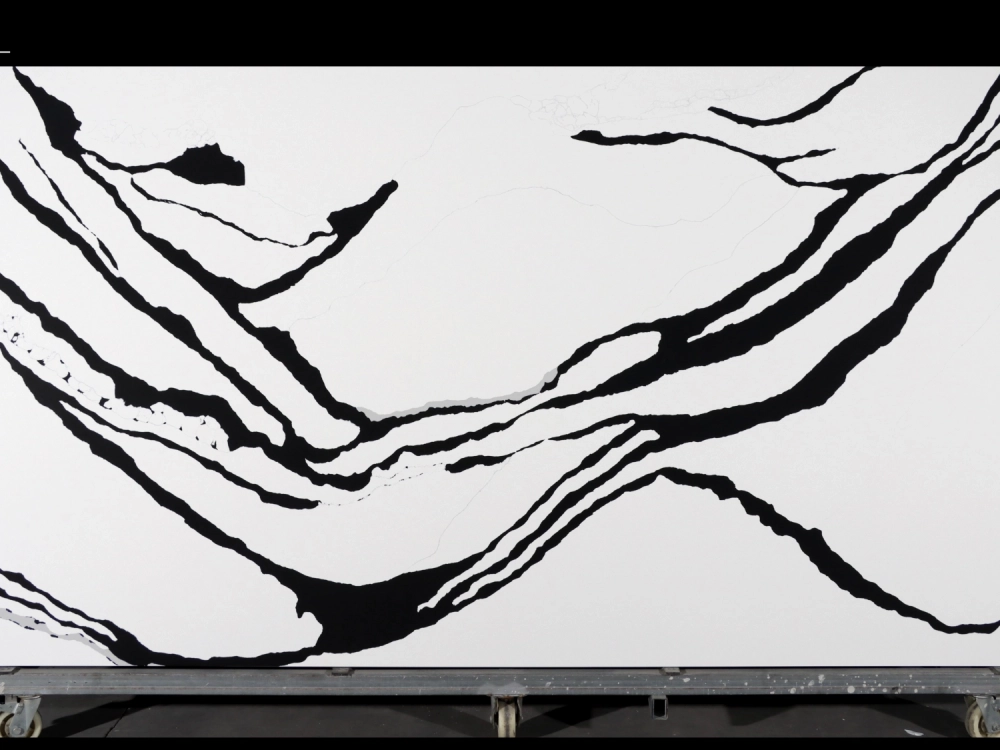 Calacatta Quartz Slab GSQ 6872 for Kitchen Countertops & Vanity Tops