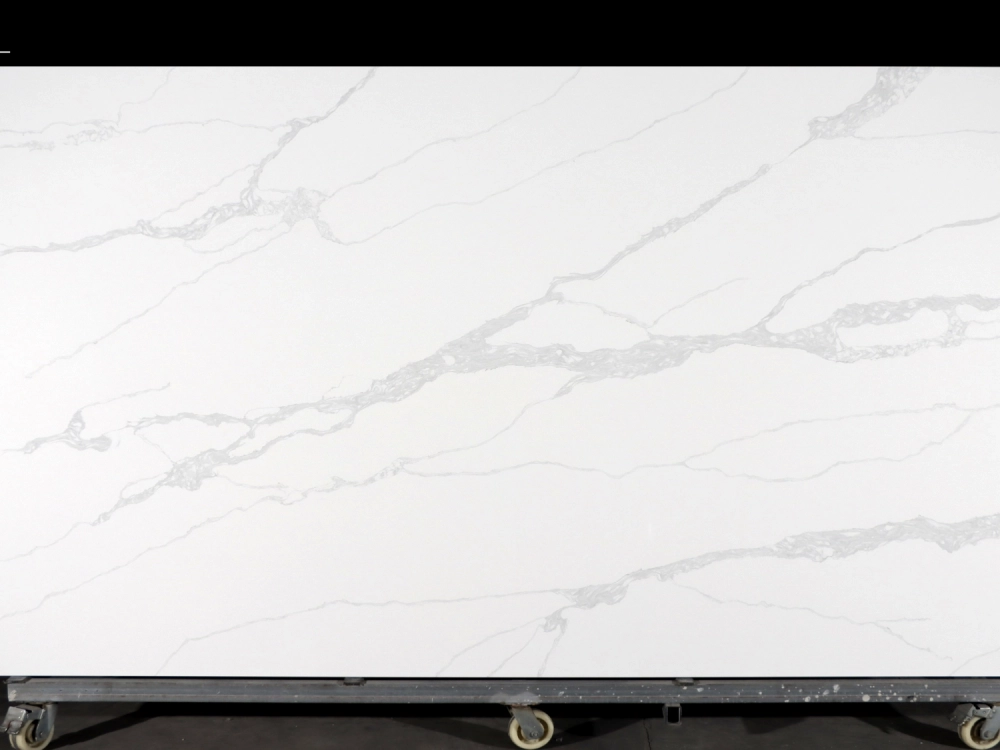 Calacatta Quartz Slab GSQ 6881 for Kitchen Countertops & Vanity Tops
