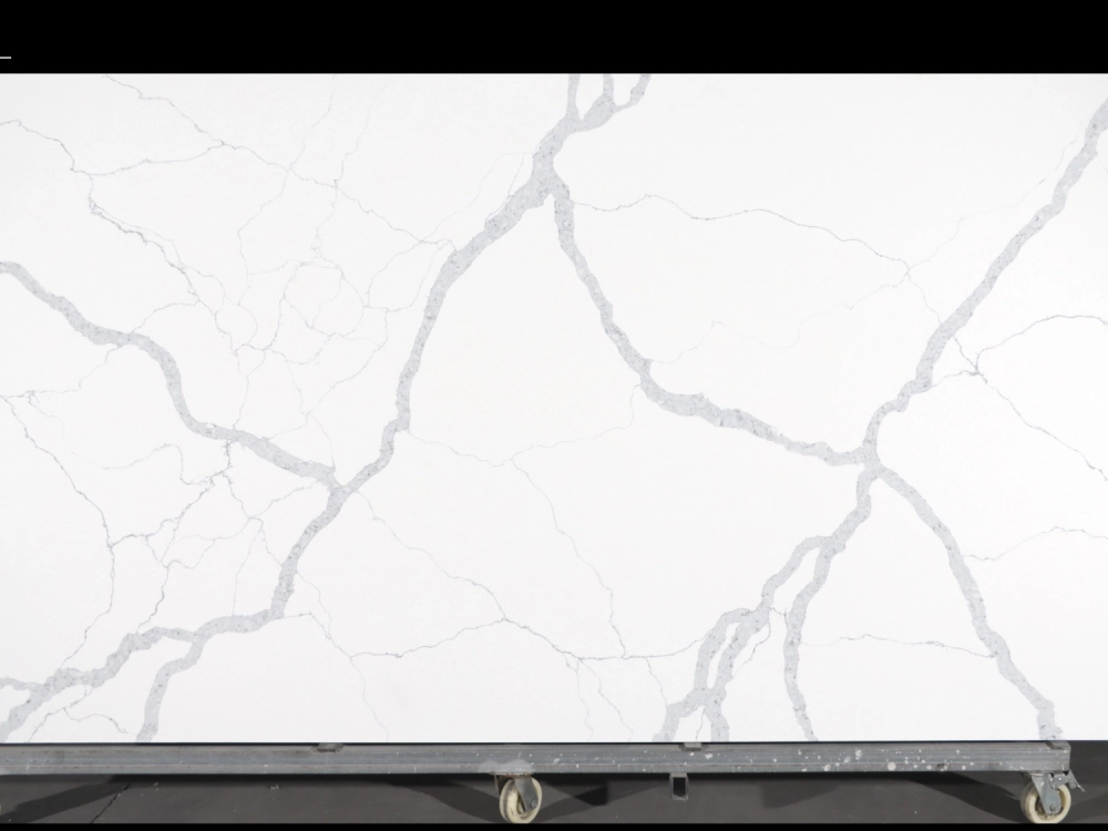 Calacatta Quartz Slab GSQ 6888 for Kitchen Countertops & Vanity Tops