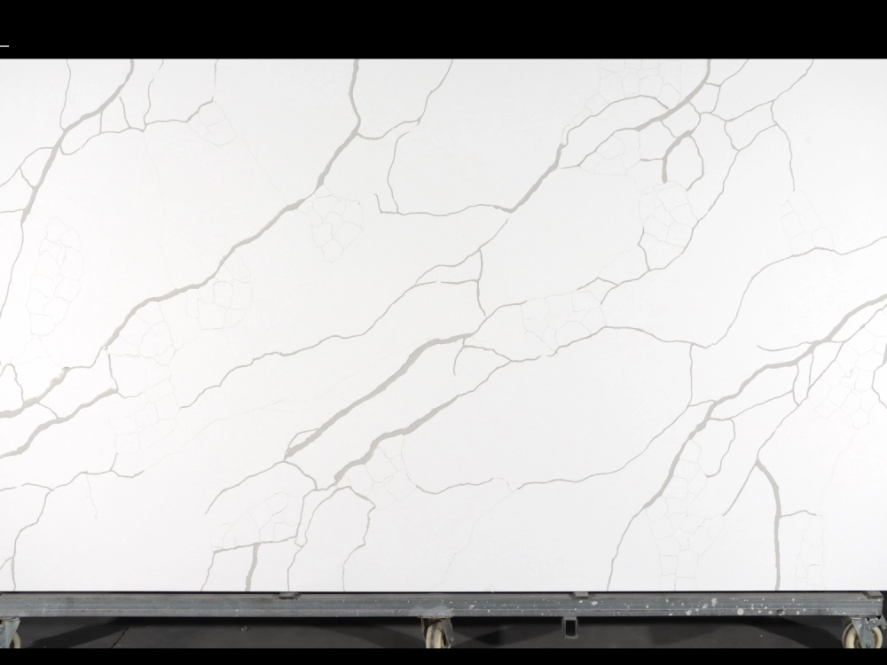 Calacatta Quartz Slab GSQ 6889 for Kitchen Countertops & Vanity Tops