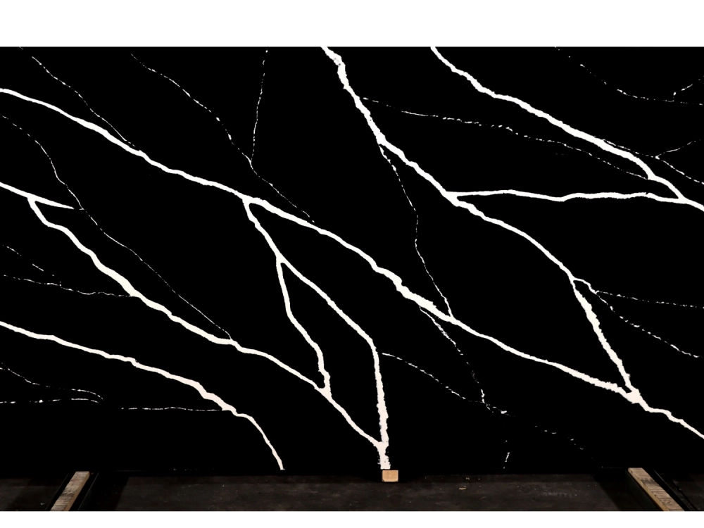 Calacatta Quartz Slab GSQ 6825 for Kitchen Countertops & Vanity Tops