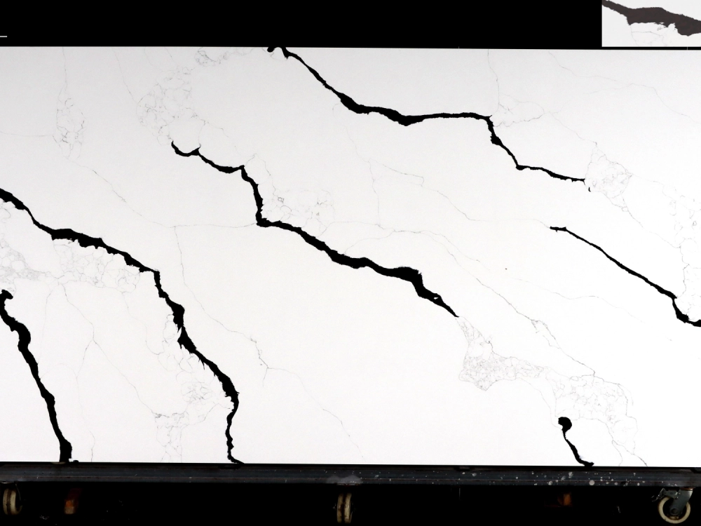Calacatta Quartz Slab GSQ 6924 for Kitchen Countertops & Vanity Tops