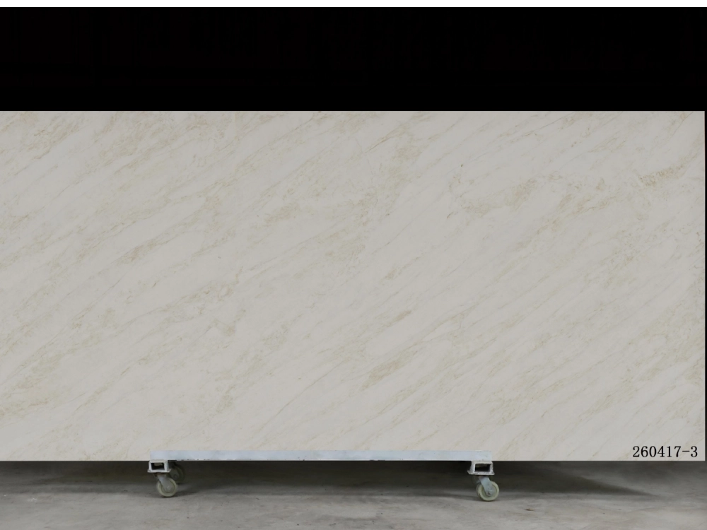 Calacatta Quartz Slab GSX 260417-3 for Kitchen Countertops & Vanity Tops