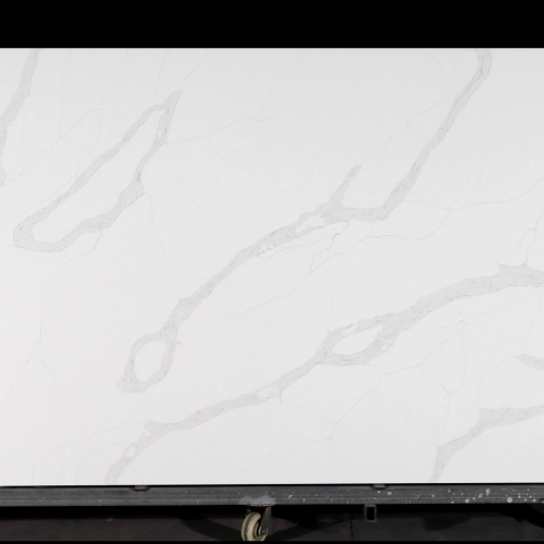 Calacatta Quartz Slab GSQ 6671 for Kitchen Countertops & Vanity Tops