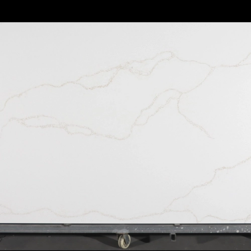 Dalle de quartz Calacatta GSQ 6791 pour plans de travail de cuisine et plans de toilette