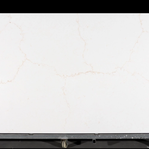 Dalle de quartz Calacatta GSQ 6850 pour plans de travail de cuisine et plans de toilette