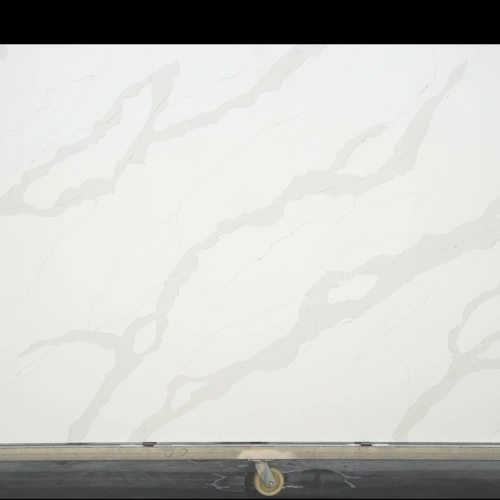 Calacatta Quartz Slab GSQ 6621 for Kitchen Countertops & Vanity Tops
