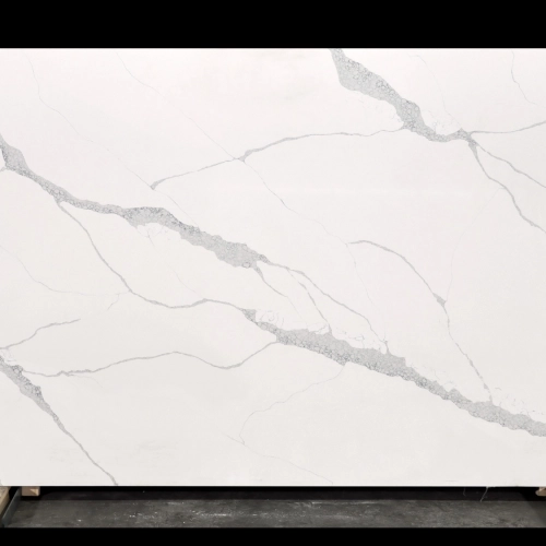 Dalle de quartz Calacatta GSQ 6645 Gris pour plans de travail de cuisine et plans de toilette