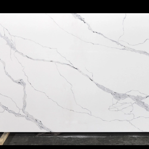 Calacatta Quartz Slab GSQ 6735 for Kitchen Countertops & Vanity Tops