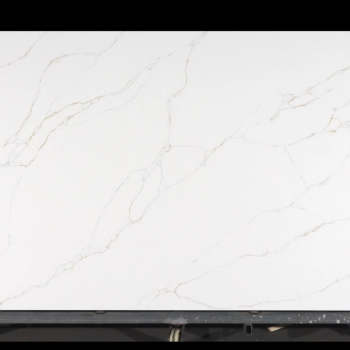 Calacatta Quartz Slab GSQ 6904 for Kitchen Countertops & Vanity Tops