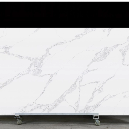 Calacatta Quartz Slab GSX 251013-7 for Kitchen Countertops & Vanity Tops