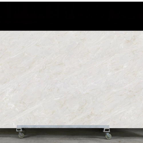 Calacatta Quartz Slab GSX 251016-1 for Kitchen Countertops & Vanity Tops