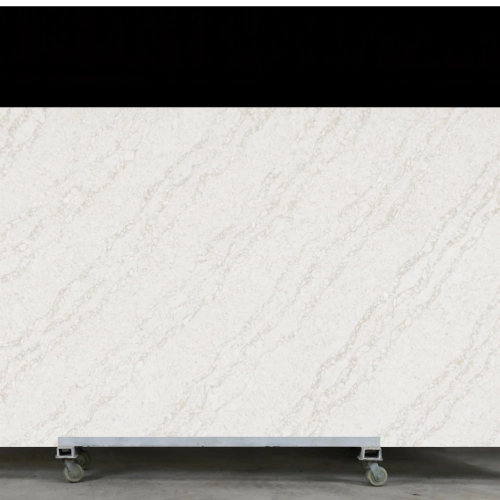 Calacatta Quartz Slab GSX 250328-8 for Kitchen Countertops & Vanity Tops