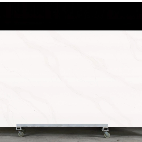 Calacatta Quartz Slab GSX 250820-1 for Kitchen Countertops & Vanity Tops