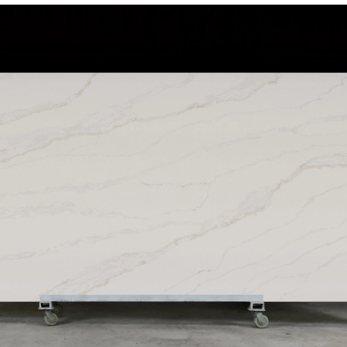 Calacatta Quartz Slab GSX 260327-2 for Kitchen Countertops & Vanity Tops