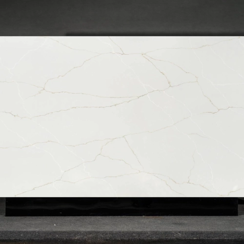 Calacatta Quartz Slab GSX FT13 for Kitchen Countertops & Vanity Tops