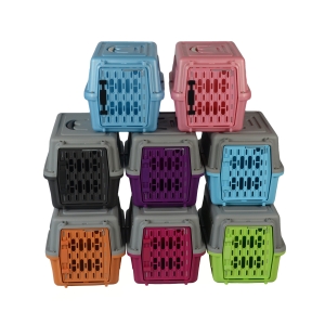 Pet Product Pet Carrier Cat Dog Cage Air Transport Pet Cages for Travelling and Outdoors