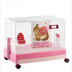 Luxury High Quality Wire Rabbit Cage House With Wheels For Rabbit Feeding