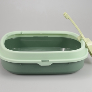Cat Tray Plastic Cat Litter Box Without Cover