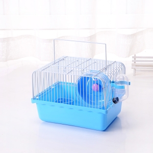 Customizable Colorful Hamster Cage With Slient Running Wheel For Hamster Rat Breeding