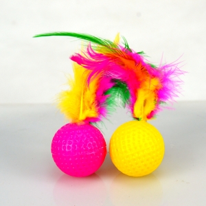 Fuzzy Ball For Cat Plastic Pet Toys