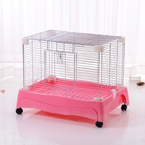 Factory Wholesale Simple Rabbit Cage Pet Supplies Breeding Household Nest Rabbit Hutches Cheap Iron Wire Rabbit Cage