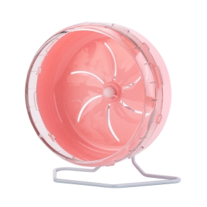 Silent Hamster Wheel Small Animals Running Exercise Wheels with Height Adjustable Stand for Hamsters-Gerbils Mice Rats