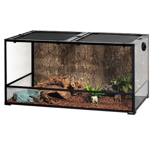 Customized Reptile Enclosure Glass Reptile Cage Reptile Terrarium Breeding Box For Lizards Spider Snake