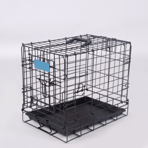 Wire Pet Cages House for Dogs and Cats Foldable Iron Carriers Animal Cage Crate