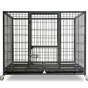 Cat cage with tray and wheels Big size metal cage wire cage