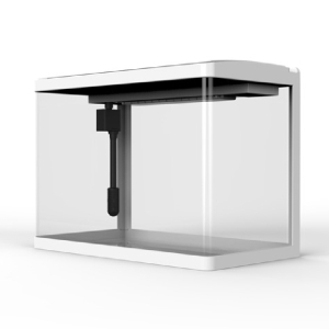 ATMAN Fashionable Style Multi-functional Super White Glass Small Aquarium Fish Tank