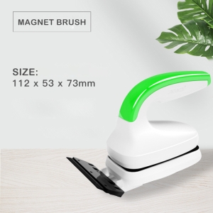 Fish Tank Strong Magnetic Cleaning Brush Double-sided Cleaning Glass Brush With Algae Scraper Cleaner Aquarium Accessory