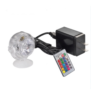 Aquarium Light Suction Cup USB Wire RGB Colourful Gradient Submersible Spot Lights IP68 Waterproof Underwater Fish Tank LED Lamp